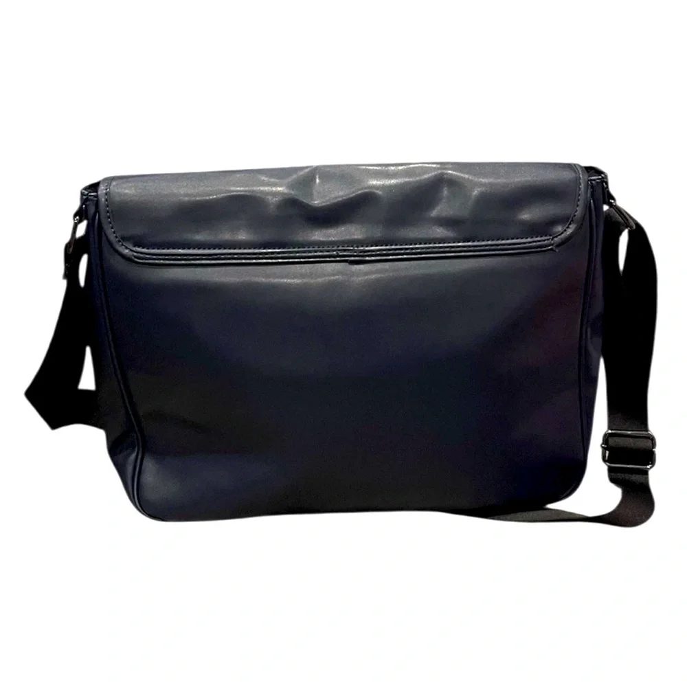 Ted Baker London Messenger Laptop Crossbody Shoulder Bag Briefcase Navy